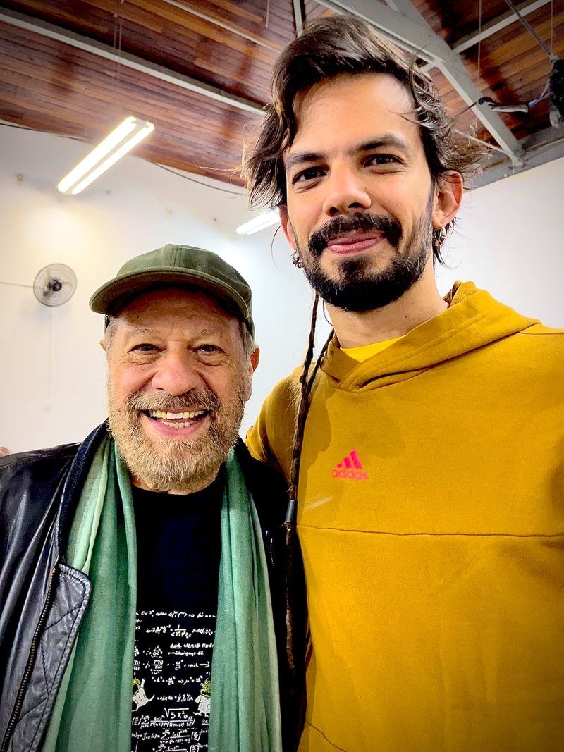 Salomão Soares ao lado de João Bosco