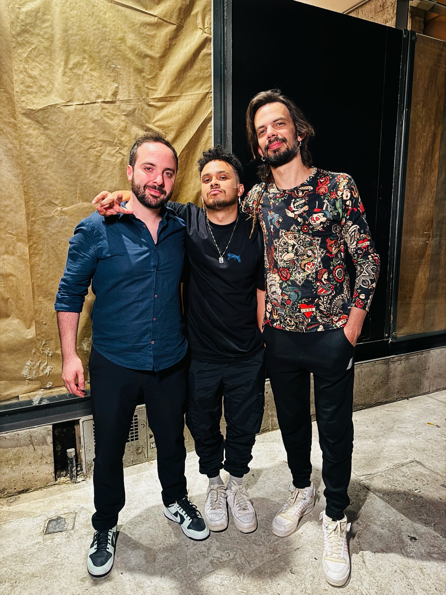 Bastidores, noite de show