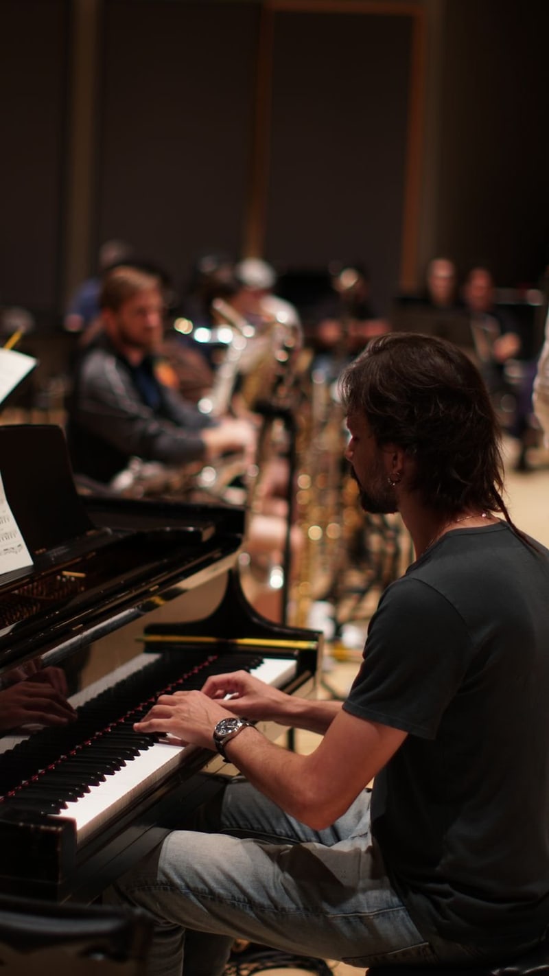 Rehearsing with the Jazz at Lincoln Center big band
