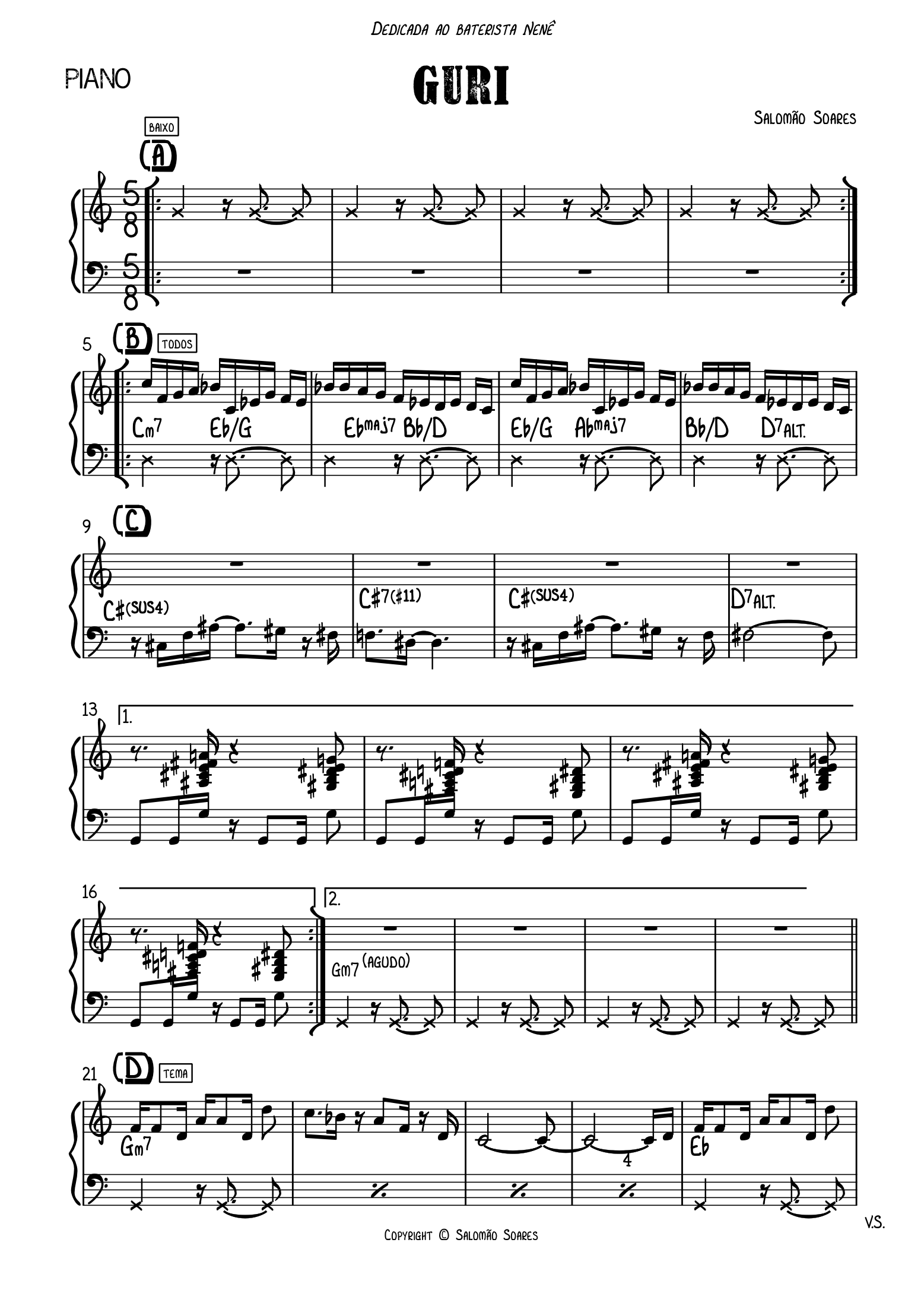 Preview of the Guri score